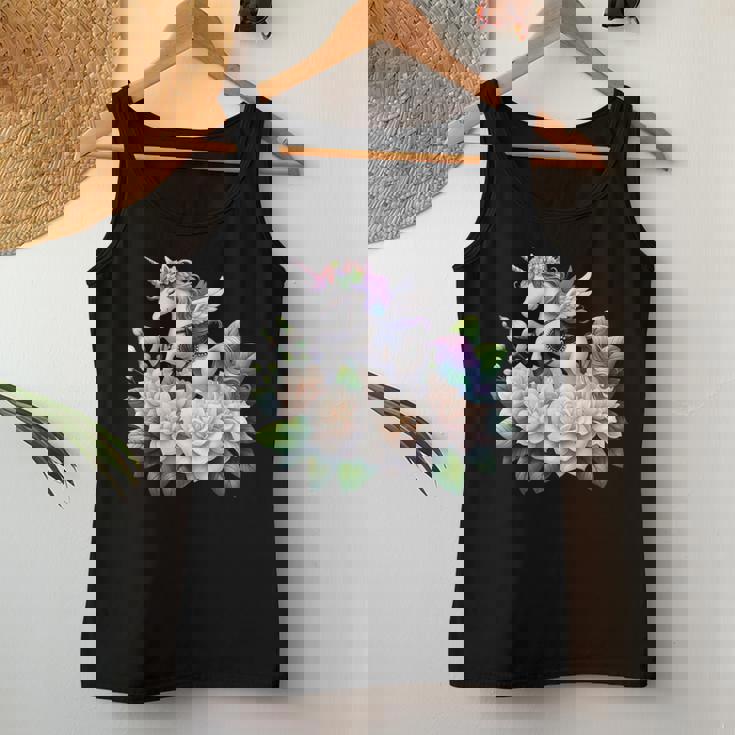 ユニコーン ライディング クチナシ 男の子 女の子 男性 女性 キッズ 大人 レディースタンクトップ 面白い贈り物