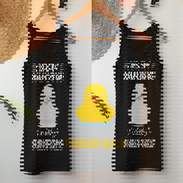 ラバーダックシャツ I'm Really A Rubber Duck レディースタンクトップ 面白い贈り物