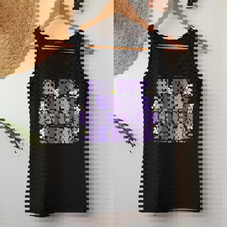 ループス・アウェアネス Lupus Warrior Era Wear Purple Ribbon Groovy レディースタンクトップ 面白い贈り物