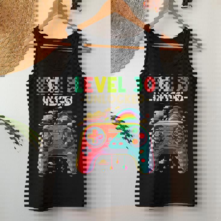 レベル 30歳 男性 女性 ゲーミング 30代 30歳 誕生日 レディースタンクトップ 面白い贈り物