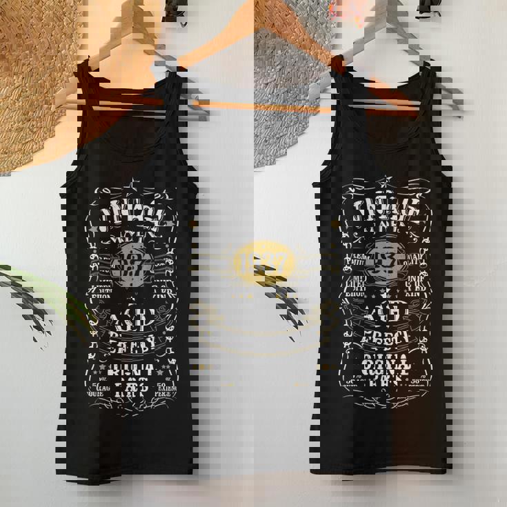 ヴィンテージ 1937 88 歳の誕生日プレゼント 男性 女性 88 歳 レディースタンクトップ 面白い贈り物