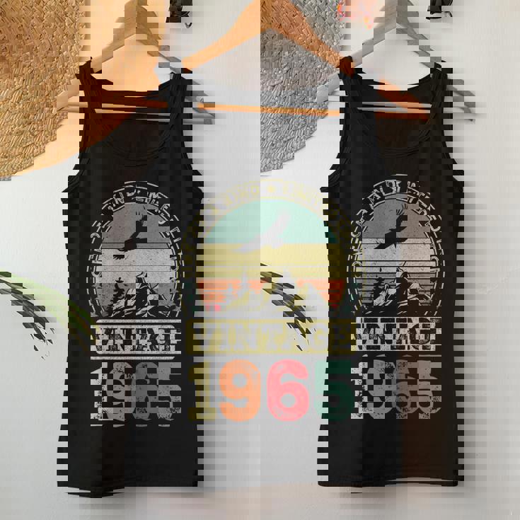 ヴィンテージ 1965 ギフト 男性 女性 長寿祝い 1965年生まれ 還暦祝い ユニークな誕生日プレゼント レディースタンクトップ 面白い贈り物