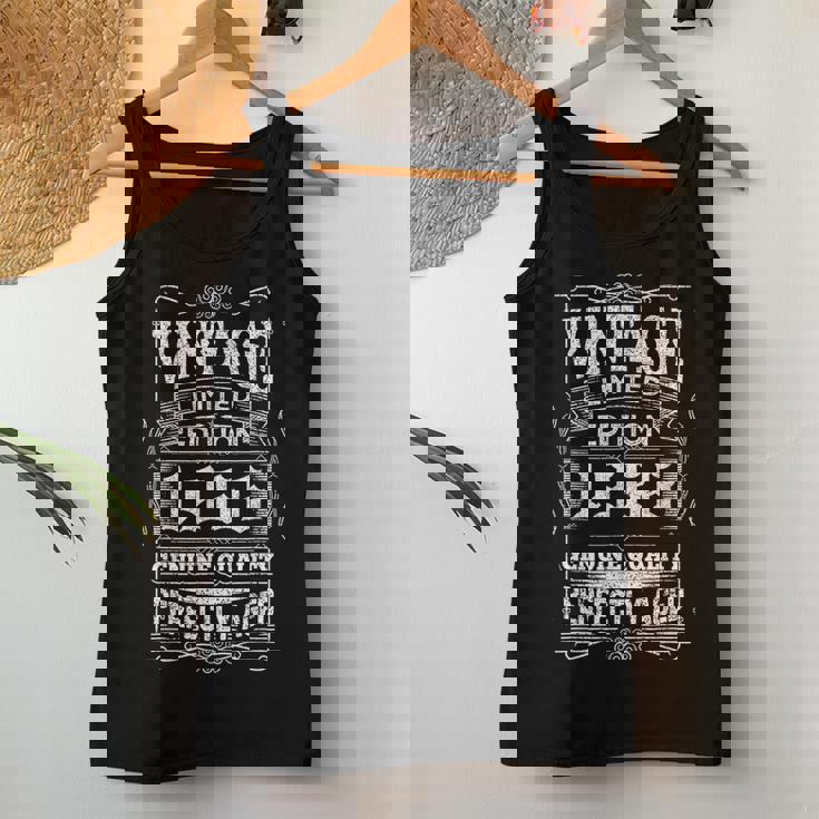 ヴィンテージ 1966 ギフト 男性 女性 長寿祝い 1966年生まれ ユニークな誕生日プレゼント レディースタンクトップ 面白い贈り物