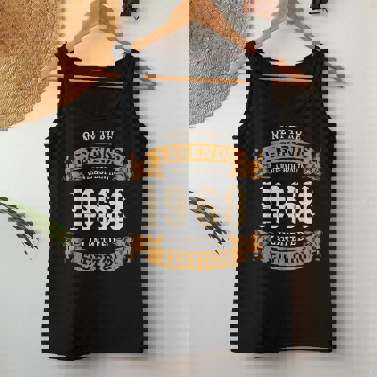 ヴィンテージ 1968 ギフト 男性 女性 長寿祝い 1968年生まれ ユニークな誕生日プレゼント レディースタンクトップ 面白い贈り物