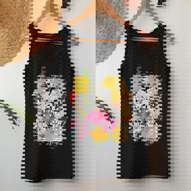 台湾の花ワードアート 台湾の誇り。 レディースタンクトップ 面白い贈り物