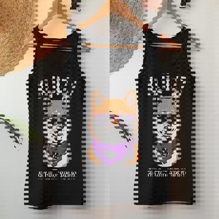 喜寿祝い 犬 柴犬 サングラス 父 男性 女性 母 犬好き 喜寿 お祝い 70歳 おもしろ おもろい レディースタンクトップ 面白い贈り物