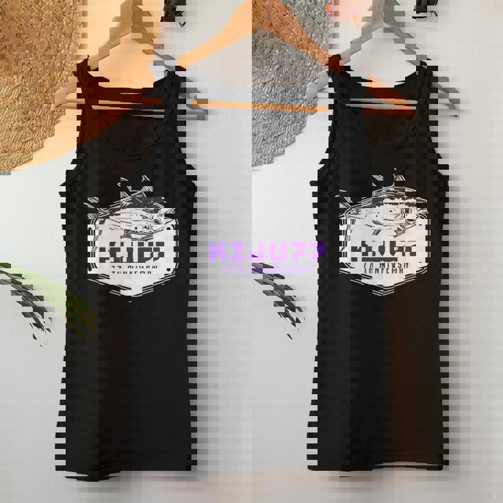 喜寿祝い 釣り好き お魚好き 男性 女性人気 父の日 77歳 誕生日 おしゃれ レディースタンクトップ 面白い贈り物