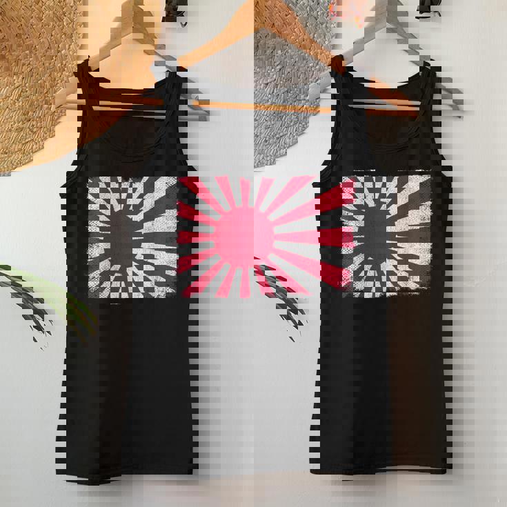 大日本帝国 男性 女性 グランジ ヴィンテージ 旭日旗 レディースタンクトップ 面白い贈り物