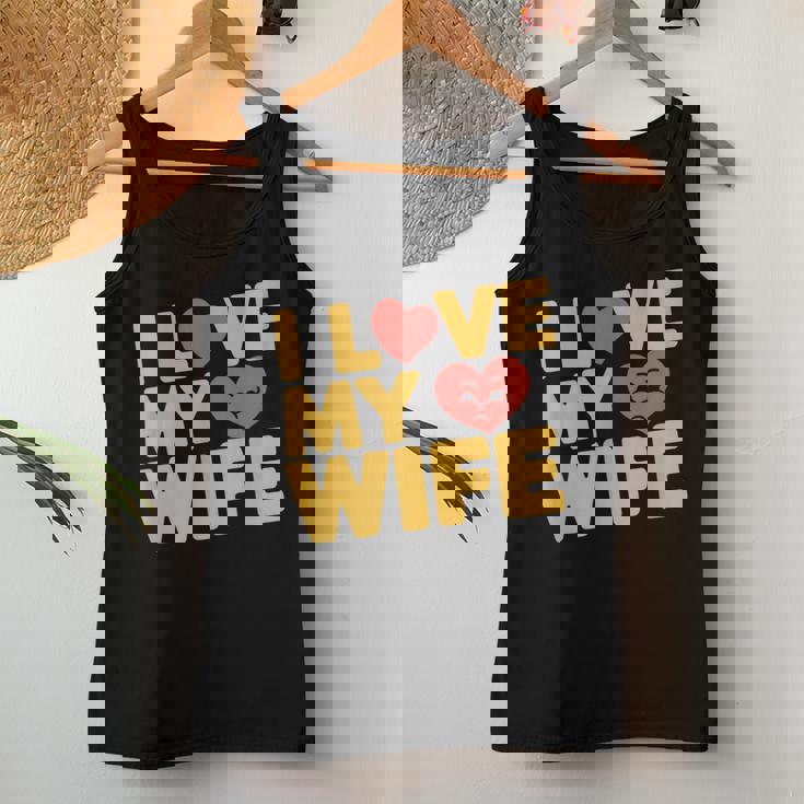 夫 妻 引用 I Love My Wifeays For Lover Husband レディースタンクトップ 面白い贈り物