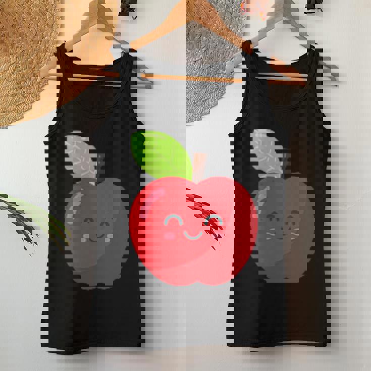 子供、女性、男性向けのミニマルな甘いリンゴ レディースタンクトップ 面白い贈り物
