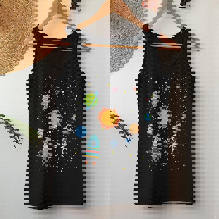 宇宙 惑星 太陽系 宇宙飛行士 オタク キッズ 男の子 女の子 レディースタンクトップ 面白い贈り物