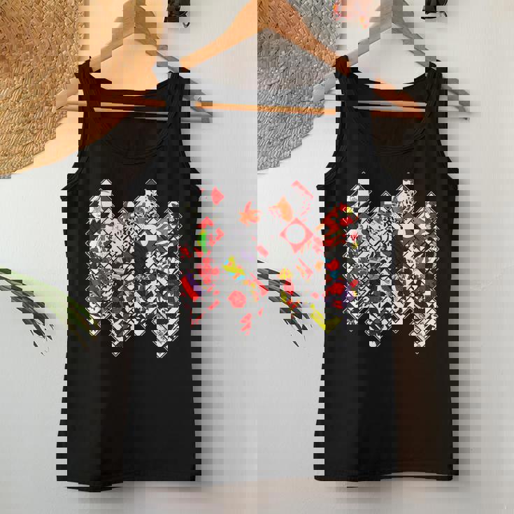 日本の伝統工芸品 花札 男性 女性 レディースタンクトップ 面白い贈り物