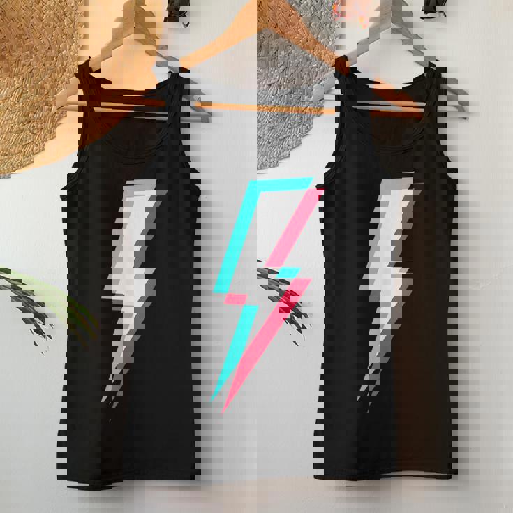 稲妻デザイン キッズ 男の子 女の子 女性 男性 グラフィック レディースタンクトップ 面白い贈り物