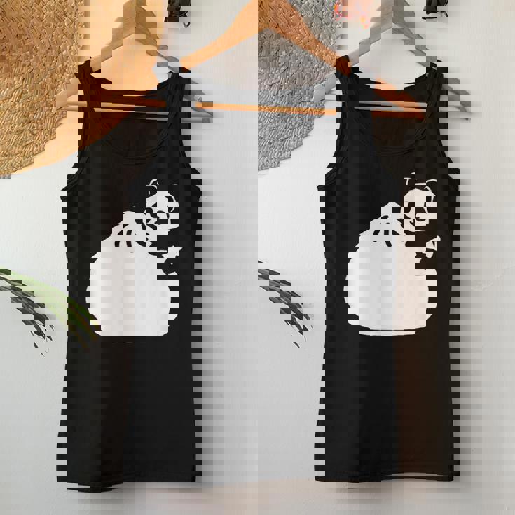 肉まんとパンダ かわいい チャイナ Pork Bunpanda レディースタンクトップ 面白い贈り物