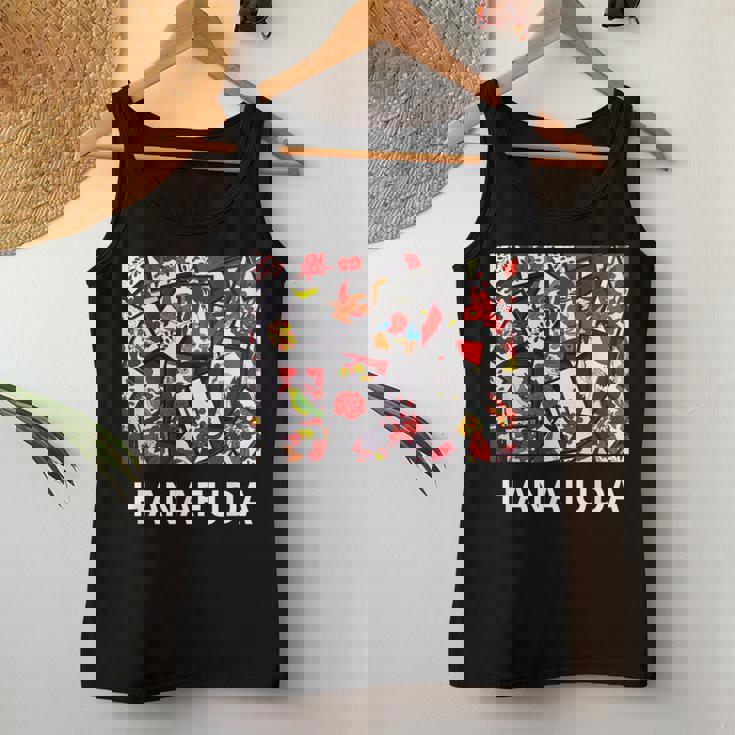 花札tシャツ 日本 カードゲーム レディースタンクトップ 面白い贈り物