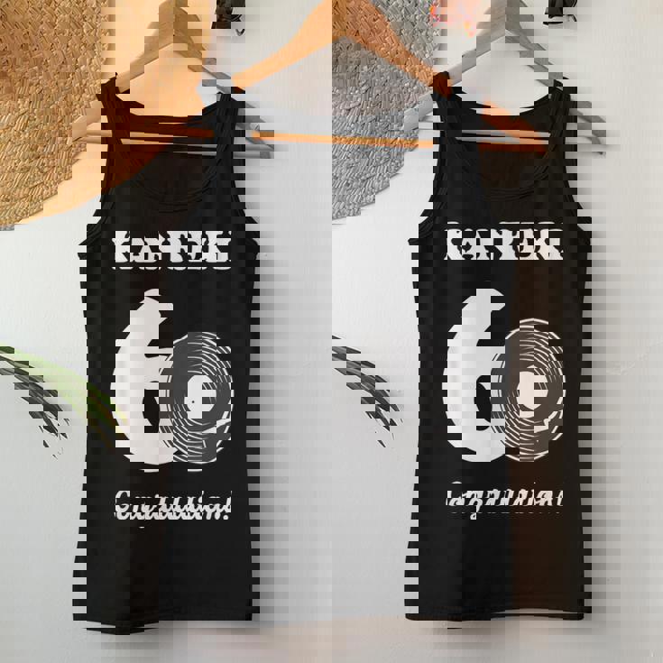 還暦祝い レトロ 音楽好き レコード好き 父 男性 女性 還暦 お祝い 60歳 おしゃれ レディースタンクトップ 面白い贈り物