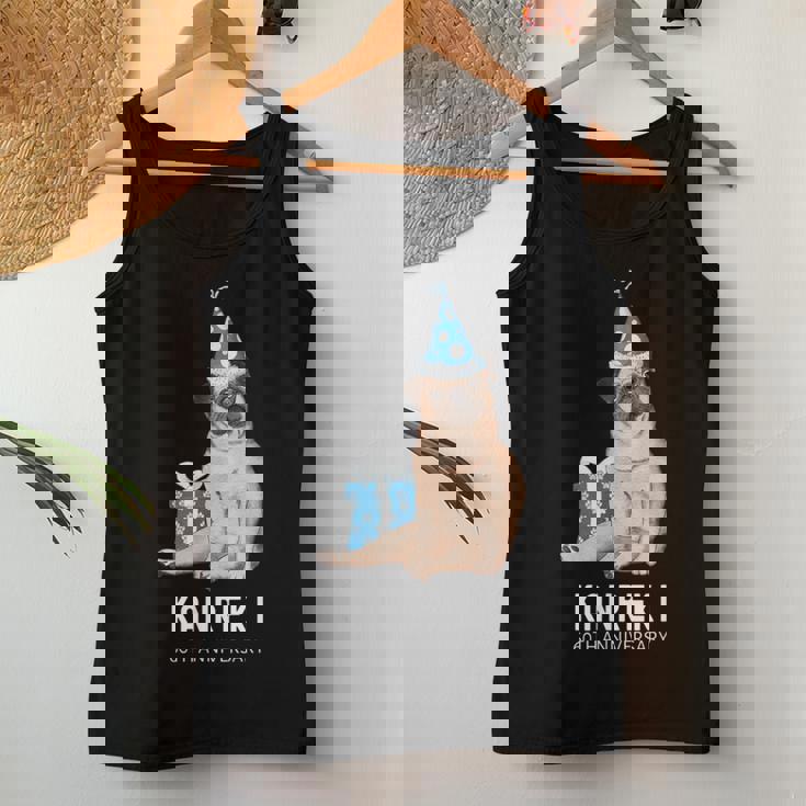 還暦祝い 犬好き 男性 女性 父 母 還暦 お祝い 60歳 かわいい 犬 パグ おしゃれ おもしろ 赤色 レディースタンクトップ 面白い贈り物