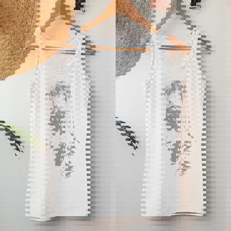 Anime Horror Girl Aestheticoft Grunge Waifu Japanese Otaku 長袖tシャツ レディースタンクトップ 面白い贈り物