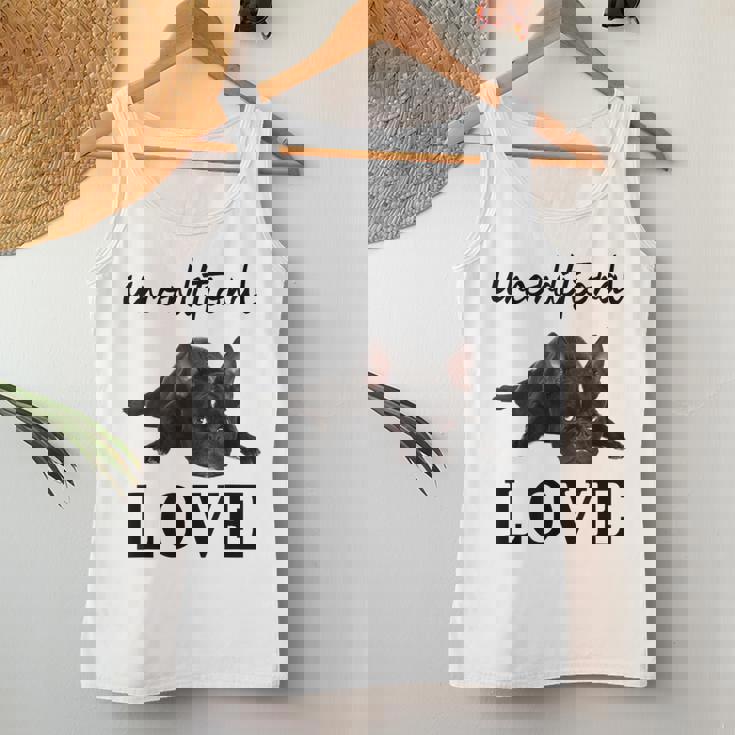 Frenchie Mum Dogへのラブフレンチブルドッグギフト レディースタンクトップ 面白い贈り物