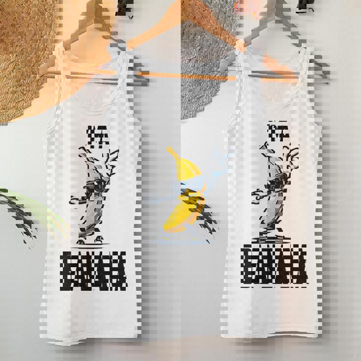 I'm A Banana シャツ かわいい 面白い バナナ コスチューム メンズ レディース キッズ レディースタンクトップ 面白い贈り物