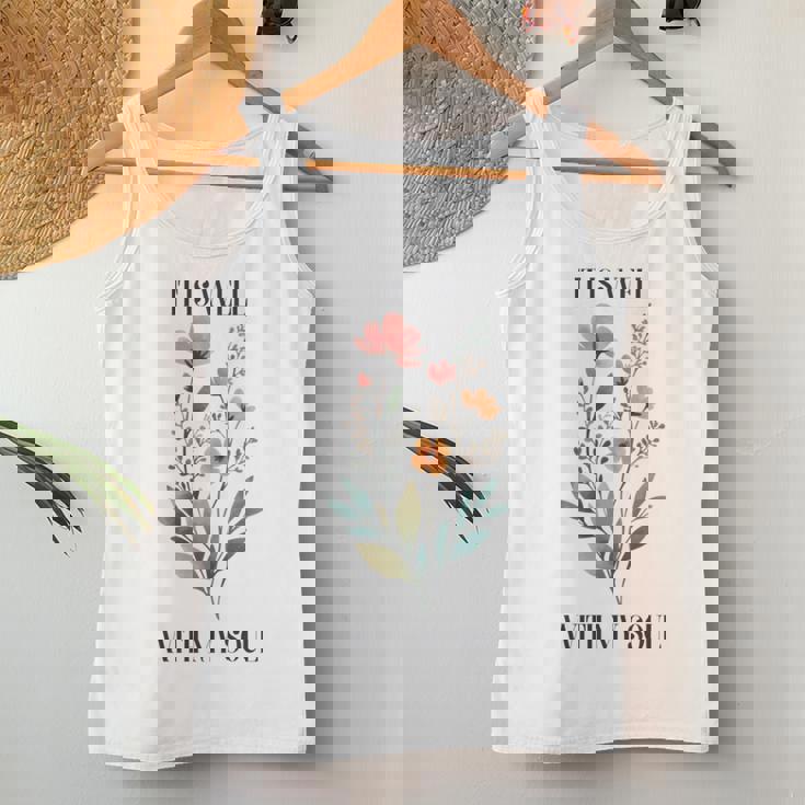 It Is Well With Myoul Christian 花柄 引用 クリスチャン 長袖tシャツ レディースタンクトップ 面白い贈り物