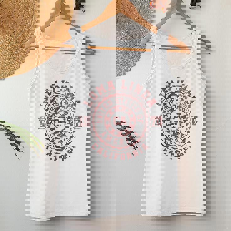 Loma Linda Ca レディースタンクトップ 面白い贈り物