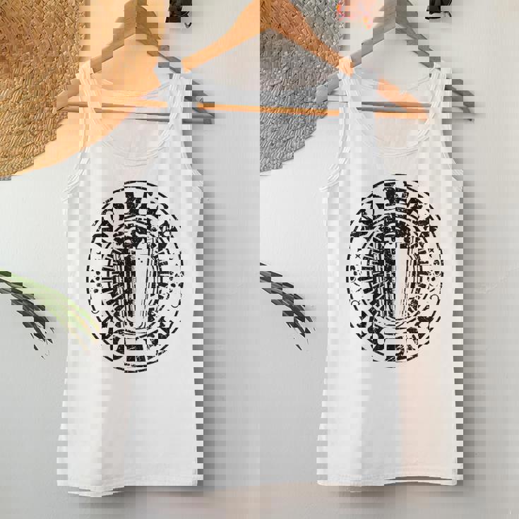 No Beer No Life ヴィンテージ飲酒 ビール愛好家向け ビールファン向け レディースタンクトップ 面白い贈り物