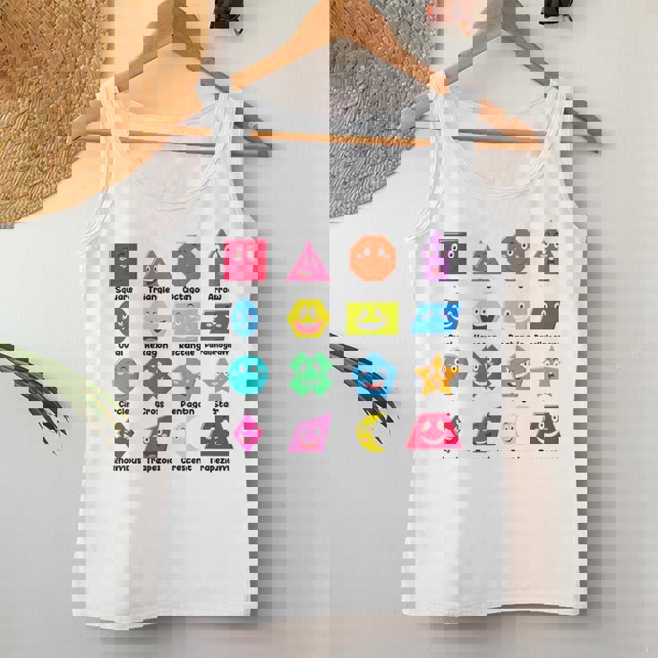 Pre-K Teachershape Learning 教育者向け 算数の日 レディースタンクトップ 面白い贈り物