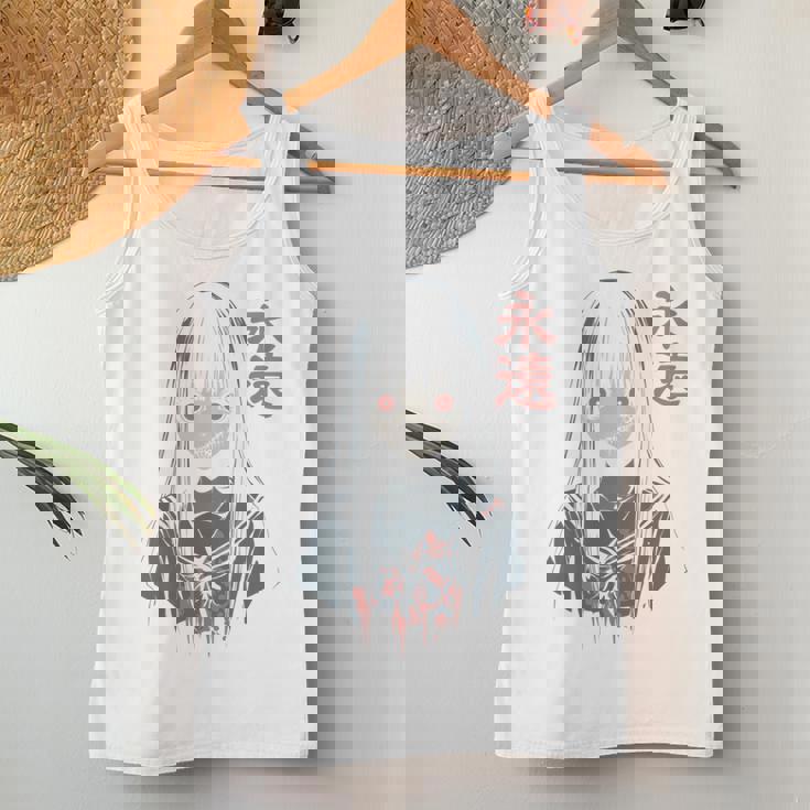 アニメ ホラーガール 美的 ソフト グランジ ワイフ 日本人 女の子 長袖tシャツ レディースタンクトップ 面白い贈り物