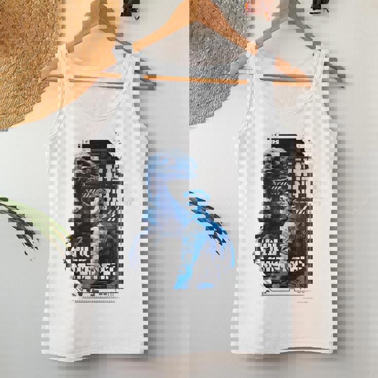 ジュラシック・ワールド Hey Blue You Miss Me レディースタンクトップ 面白い贈り物