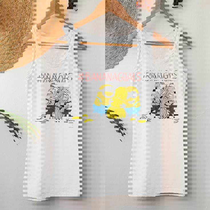 ミニオン Bananagoals レディースタンクトップ 面白い贈り物