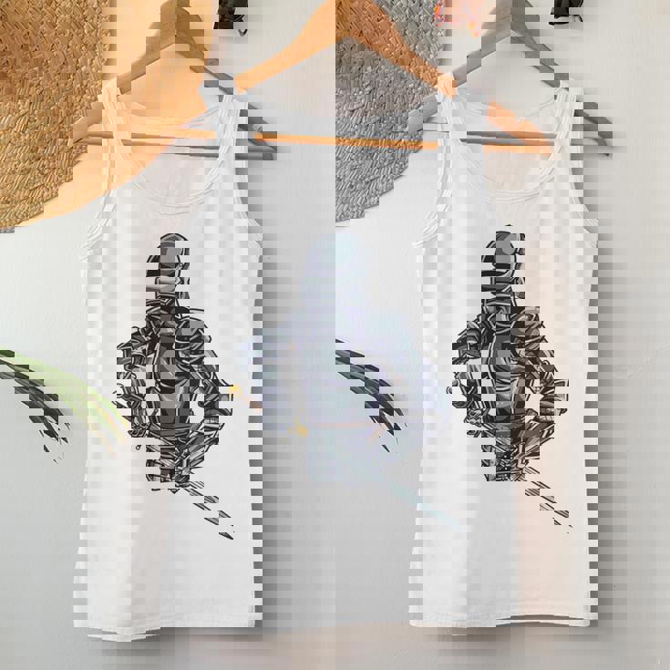 中世の兵士 騎士 戦士 ギフト 男性 女性 子供 男の子 レディースタンクトップ 面白い贈り物