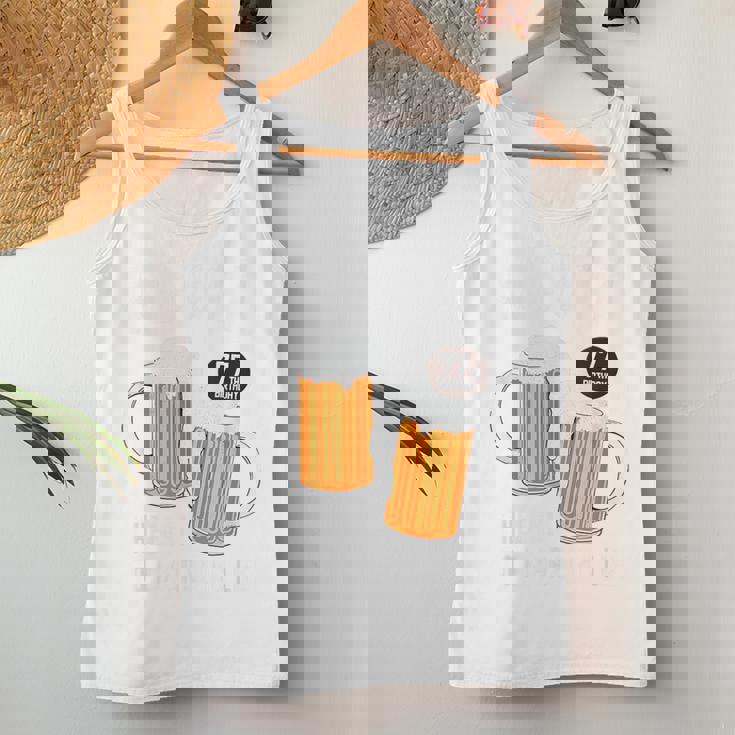 喜寿祝い ビール好き 酒好き 父 母 男性 女性 77歳お祝い Cheers To Embracing Life レディースタンクトップ 面白い贈り物