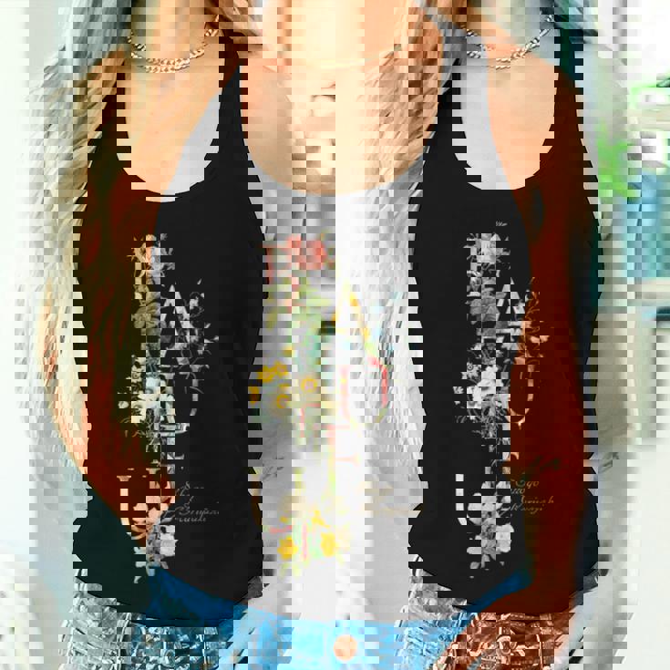 Beauty Flower（5） レディースタンクトップ 彼女への贈り物