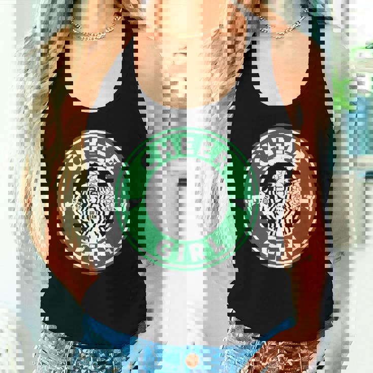 Cheer Girl 面白いチアリーダーグラフィック 女の子用 レディースタンクトップ 彼女への贈り物