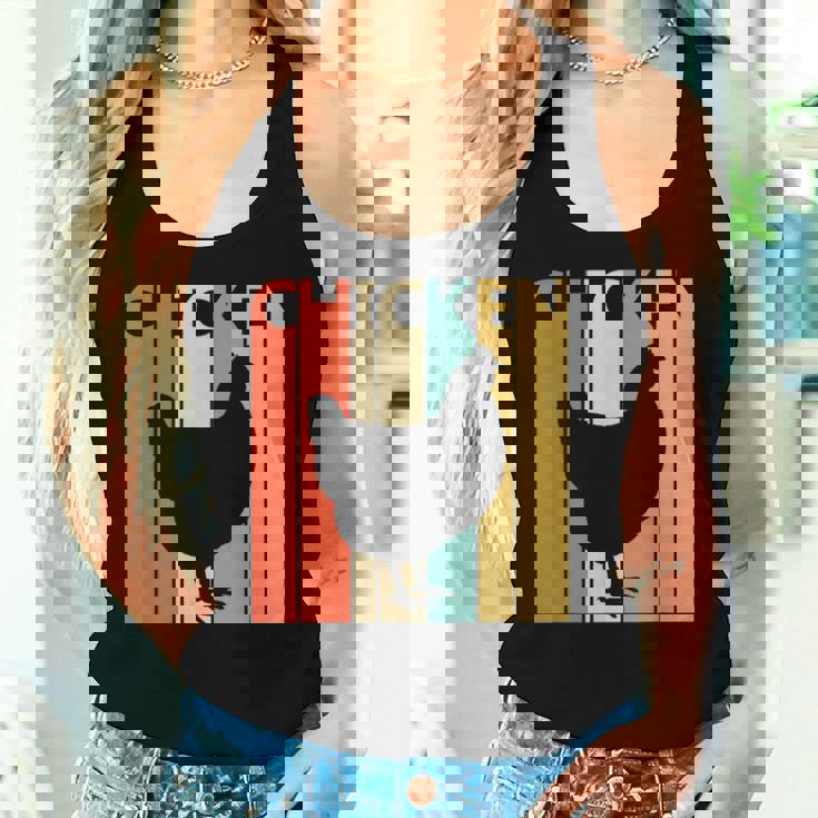 Chicken ニワトリ 動物 レディースタンクトップ 彼女への贈り物