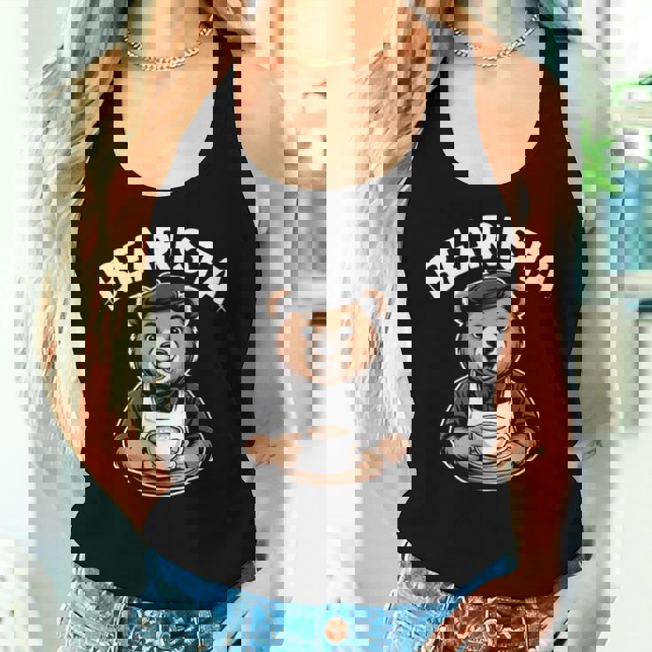 Barista Coffee Lover Espresso Caffeine レディースタンクトップ 彼女への贈り物