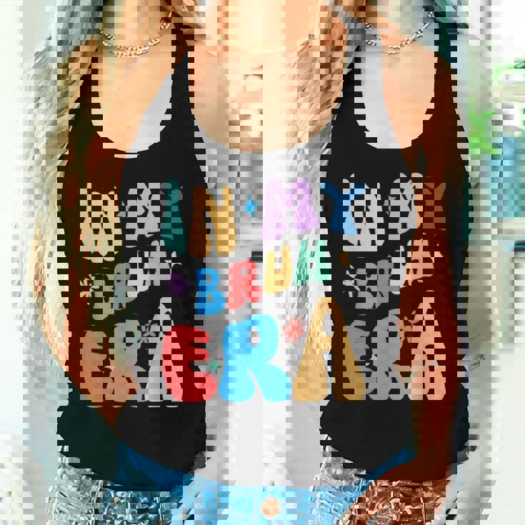 Groovy Cute Bruh メンズ レディース キッズ 面白い 兄弟 兄弟 レディースタンクトップ 彼女への贈り物