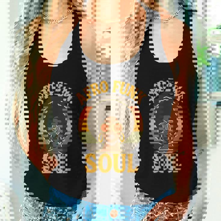 Groovyoul リバイバル レトロ ヴィンテージ 70年代 ファンク アフロ ソウル レディースタンクトップ 彼女への贈り物