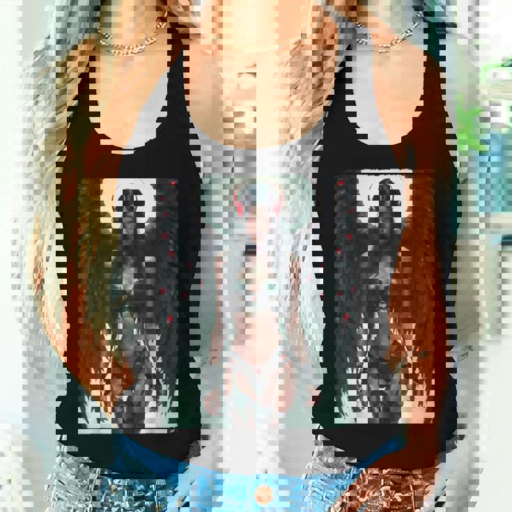 Hot Girl On 男性用 堕天使バトルレディ レディースタンクトップ 彼女への贈り物