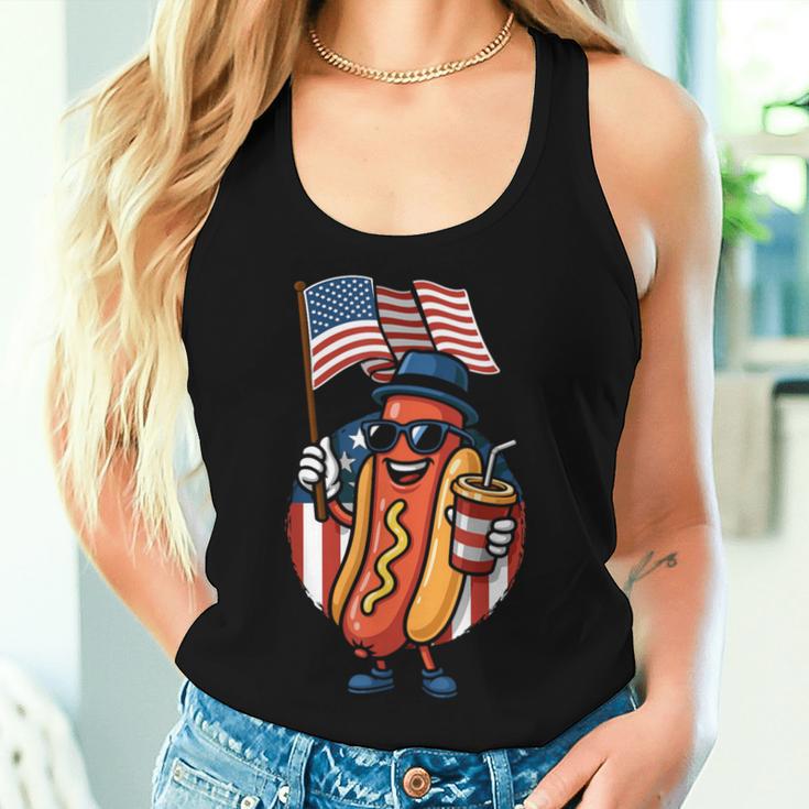 Hotdog 4Th Of July Usa Flag Patriotic America Independence For Women Women Tank Top Gifts for Her Hotdog 4Th Of July Usa Flag Patriotic America Independence For Women Women Tank Top Gifts for Her