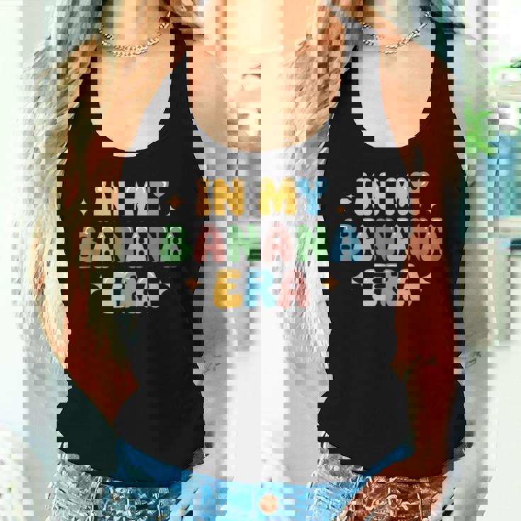 In My Banana Era Bananas レディースタンクトップ 彼女への贈り物