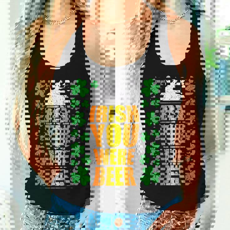 Irish You Were Beer 聖パトリックの日 ビアマグ 面白い レディースタンクトップ 彼女への贈り物
