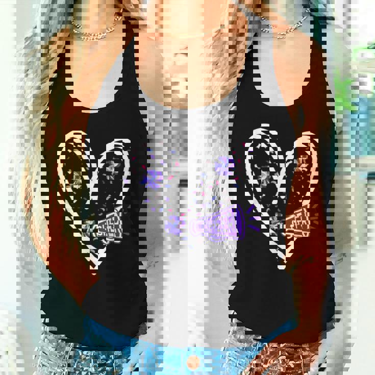 Love Cheer Girl チアリーディング チアリーダー チア練習 レディースタンクトップ 彼女への贈り物