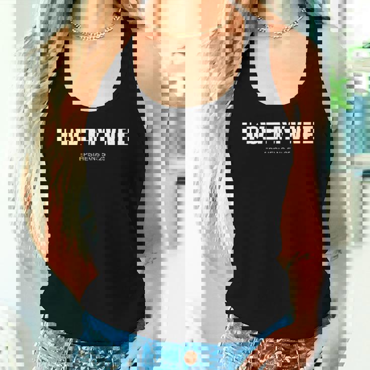 I Love My Wife – Christian Ephesians 5 レディースタンクトップ 彼女への贈り物