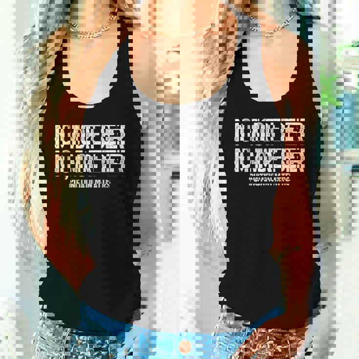 No More Beer シャツ 句読点 Matters メンズ レディース 面白い レディースタンクトップ 彼女への贈り物