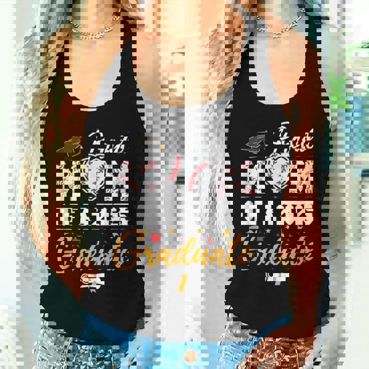 Proud Mom Of A 2025 Graduate Baseball Mom Graduation 2025 Women Tank Top Gifts for Her