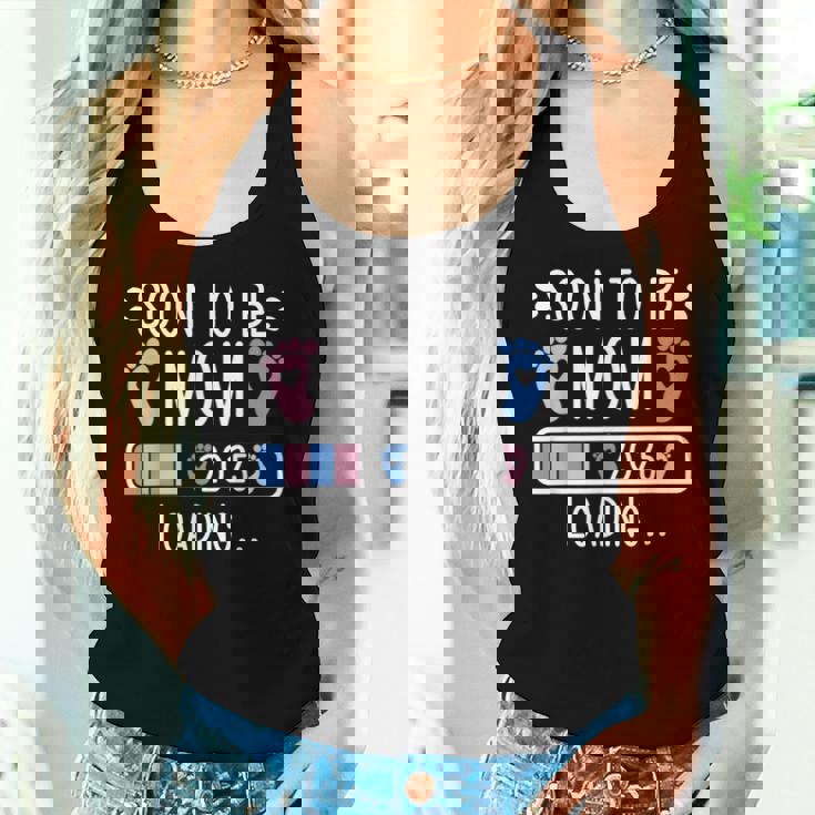 Soon To Be Mom 2025 妊娠中のお知らせ 2025 レディースタンクトップ 彼女への贈り物