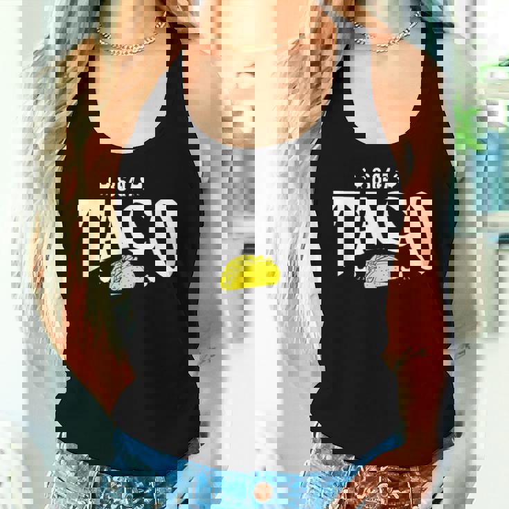 Taco Trump Always Chickens Out 面白いパロディ レディースタンクトップ 彼女への贈り物