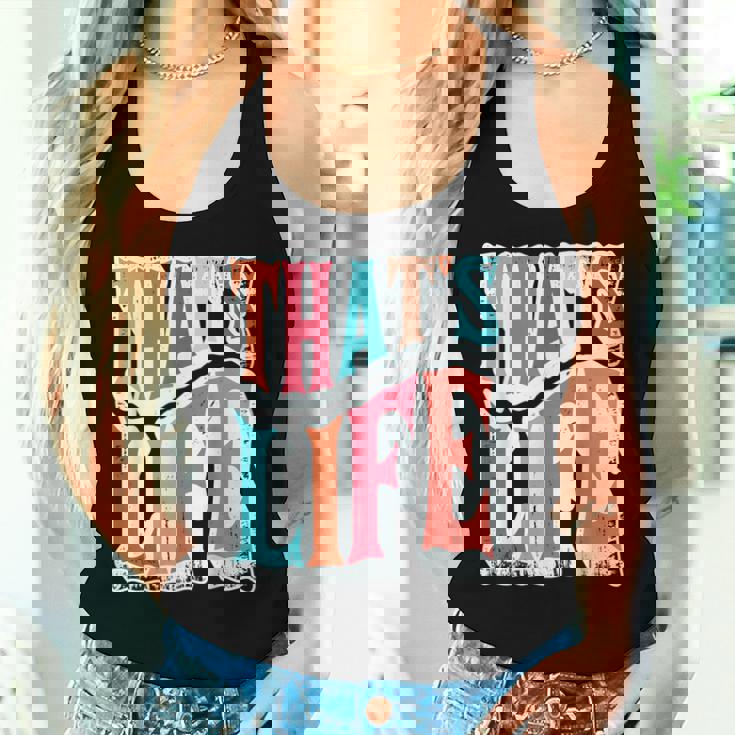 That Is Life Retro Groovyintage レディースタンクトップ 彼女への贈り物